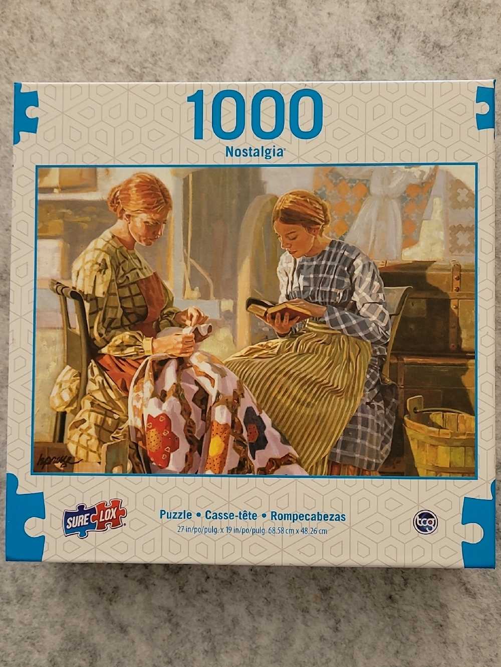 NEW/SEALED Sure Lox "Hearts For God" 1000-Piece Jigsaw Puzzle